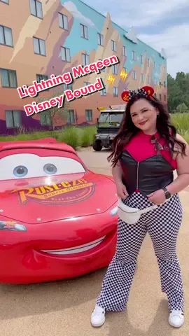 I AM SPEED ⚡️⚡️ #disneybound #disneyparks #cars #lighteningmcqueen #carsoftiktok #disneyhotel #disneyworld #disneyvlog #plussizefashion #shein 