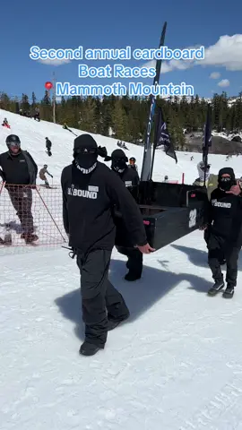 The second annual cardboard Boat Races at the #MammothYachtClub were a blast! See you all next year.  #memorialdayweekend #mammothmountain #california #snow 