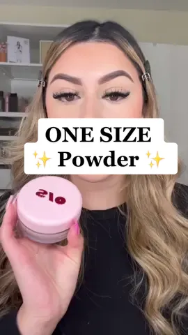 Omg the ONE SIZE translucent powder is THAT GIRL! 😍 #onesize #onesizepowder #newonesize 