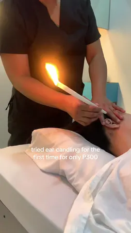 For only P300, you get to experience ear candling which is painless and definitely relaxing 💆🏻‍♀️ #earcandlingasmr #massageforheadaches #relaxingscalpmassage #bestmassage #spamanila #quezoncityspa #earwaxcleaning #earcandlingtherapy #earcandlingtreatment