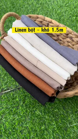 Linen bột tone Đen, Nâu, Be ,….. #linen #vai #fabric #maymac #tiemvaimongdinh #handmade 