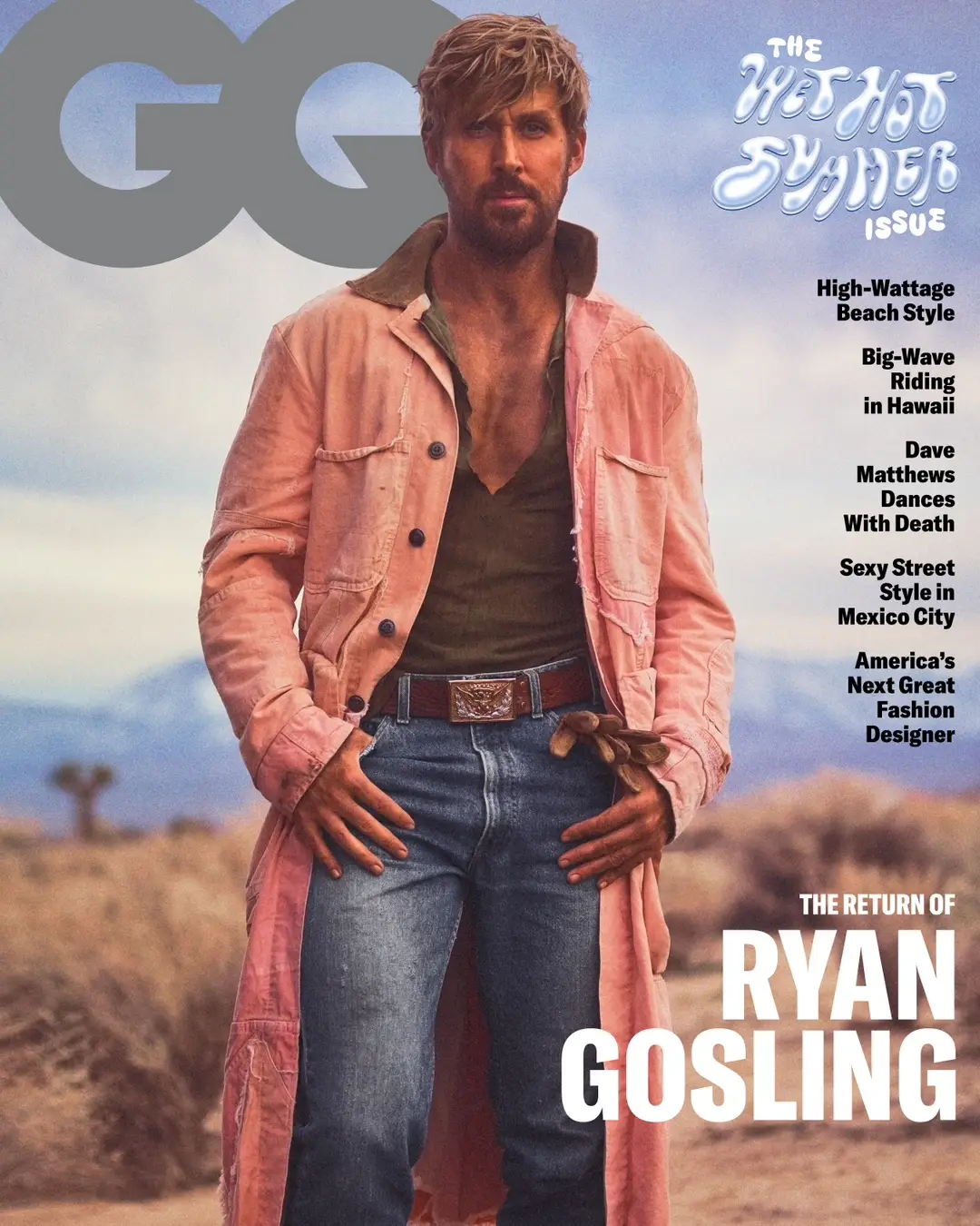 After taking a break from Hollywood, Ryan Gosling is back. And he's ready to return to leading man status. See all the pics and read the story at GQ.com Story by Zach Baron Photographs by Gregory Harris Styled by George Cortina #RyanGosling #OnTheCover #Barbie #Ken #Photoshoot