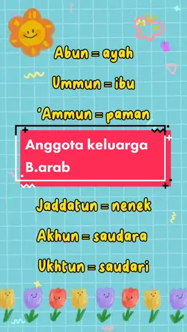 Anggota keluarga bahasa Arab#edukasi #animasikartunlucu #belajaronline #savinafamily #serunyabelajar #laguanak 