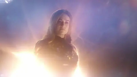Carol Danvers Saves Tony Stark & Nebula Scene | Avengers Endgame (2019)#movie #movieclips #foryou