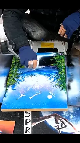Spray paint street art #art #painting #artprocess #paintingprocess #paintingaesthetic 