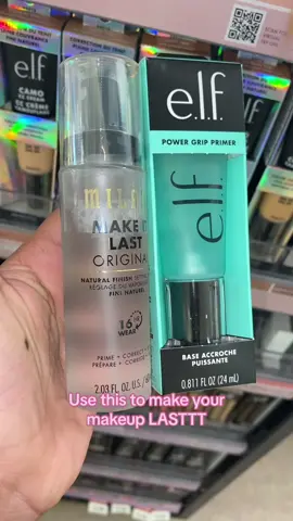 @elfcosmetics Power grip primer + @Milani make it last setting spray #makeup #cosmetics #skin #makeupartist #essential #essentials #musthaves #viral #recommendation #recommendations #affordablemakeup #affordable #drugstore #beautyspecialist #shopper’s #shoppersbeauty #fyp #foryou #foryoupage #fypシ 