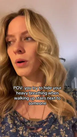 It doesnt matter if im in the best shape ive ever been in i will always breathe heavy up a flight of stairs #breathing #breathingheavy #walkingstairs 