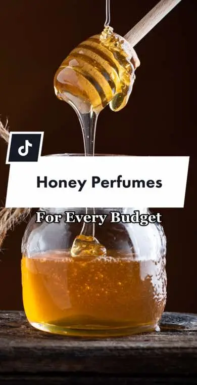 The perfect honey perfumes for every budget! Kim Kardashian Pure honey, Jimmy Choo Illicit, Ellis Brooklyn Bee, and Gisou honey infused hair perfume. What main note in perfume do you want to see next? Let me know in the comments! #honeyperfumes #honeyperfume #budgetfriendlyperfume #perfumetok 