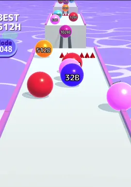 ball run 2048 infinity satisfying mobile games #tomgingergaming #mobilegames #ballrun2048