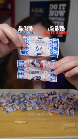 PERMEN SUSU HALAL VS NON HALAL! CAP PANDA VS WHITE RABBIT! Bedanya apa ya? #permensusu #permensusurabbit #whiterabbit #permencappanda #permenhalal #permenimlek #permenviral #permen #ccreview #reviewmakanan #racuntiktok #marikitacoba #kulinertiktok #ViraldiTikTok #jajanditiktok #KulinerIndonesia #AsiknyaKuliner #SerunyaKulinerBareng #serunyabareng #BenerSerunya2023 #makanmakan #kulinernusantara 