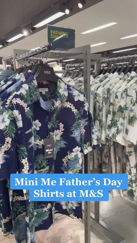 Looking for the perfect gift for Dad this Father’s Day? Then look no further than our Mens and Mini Me Summer shirts! How cool do these guys look? 👔 #mandslocal #mands #shoplocal #fashionfinds #mymarksfave #marksandspencer #musthaves #FathersDay #minime #fypシ 