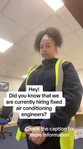 📣📣📣 WE ARE HIRING! 💙🤝 We're looking for air conditioning engineers to join our expanding team, with positions available across the country! Suitable candidates will: ☑️ Have technical experience, skills and ability to carry out complex fault diagnosis and repairs and basic maintenance to fixed air conditioning systems. ☑️ Hold a C&G 2079 or CITB J11 Certificate in Safe Handling of Refrigerants. ☑️ Be comfortable working at ceiling height, using ladders as necessary, as well as lifting equipment and tools. ☑️ Hold a vocational qualification in Heating, Ventilation and Air Conditioning (HVAC) and have experience of working on VRV,VRF Air Conditioning Systems of the following manufactures. Daikin, Toshiba, Mitsubishi, Fujitsu and Hitachi. We would also like to hear from potential candidates currently living in other regions! ☎️ To apply call our recruitment department on 𝟎𝟖𝟎𝟖 𝟏𝟎𝟎 𝟗𝟗𝟎𝟎. #engineers #jobtok #technicianoftiktok #worklife #careertiktoker #uktiktok #enginneringstudent #uk #relatablecontent #london #workinglife #marketing #worktok #workplace #worktiktoks #hvactechnician #airconditioner #airconditioning #airconditionerrepair #airconditioninginstallation #hvaclife #hvactech 