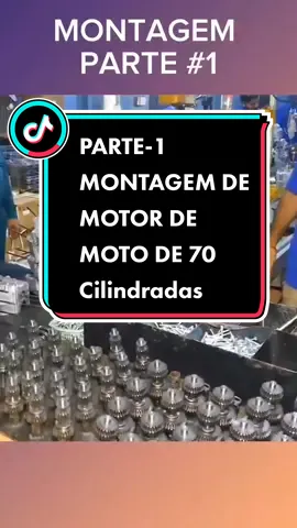 Processo de montagem de moto de 70 cilindradas Parte-1 #moto #montagem #motor #mecanico #oficina 