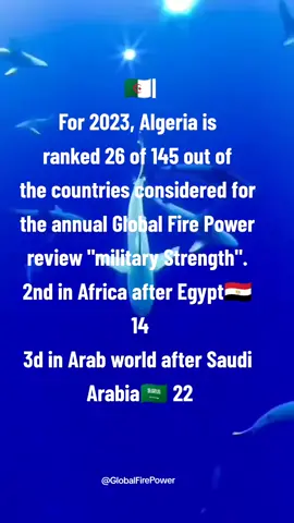 🇩🇿 . . . #Algérie #defence #army #ranking #militarystrength #gfp 