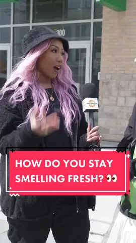 When things get sweaty, how do you keep it fresh? 👀 We hit the streets of #Toronto to find out!  #ad #SecretDeodorant #SecretDrySprays #SprayFresh #SecretAluminumFree