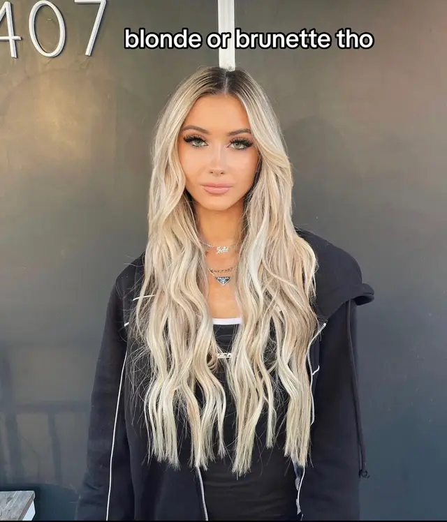 im so indecisive. #fyp #hair #brunette #blonde 
