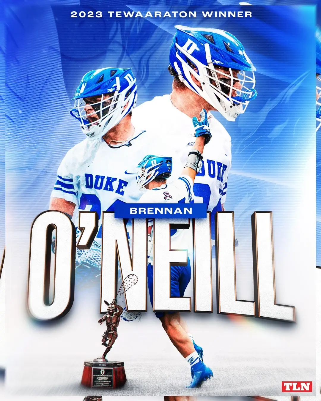 Your 2023 Tewaaraton Award Winners 🏆🏆 Brennan O’Neill: Attack — Duke University 97 POINTS (55 Goals / 42 Assist) Izzy Scane: Attack — Northwestern University 134 POINTS (99 Goals / 35 Assists) #lax #lacrosse #lacrossehighlights #lacrosseplayer #trophy #tewaaraton #winner #award #sports #win 