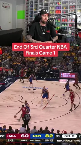 End of 3rd Quarter NBA Finals Game 1 #NBA #nbafinals #nbaplayoffs #miamiheat #denvernuggets #basketball #fyp 