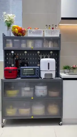 Rak / lemari penyimpanan peralatan dapur #foryou #houseoftiktok #barangrumahtangga #peralatanrumahtangga #barangrumahtangga #peralatandapur #dapur #penyimpanan #householditems #houseware #homegoods #kitchenware #kitchen #storage