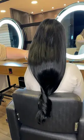 200g 70cm cabelo brasileiro + coloração preta!  #megahair #cabelos #hair #cabelao #salãodebeleza 