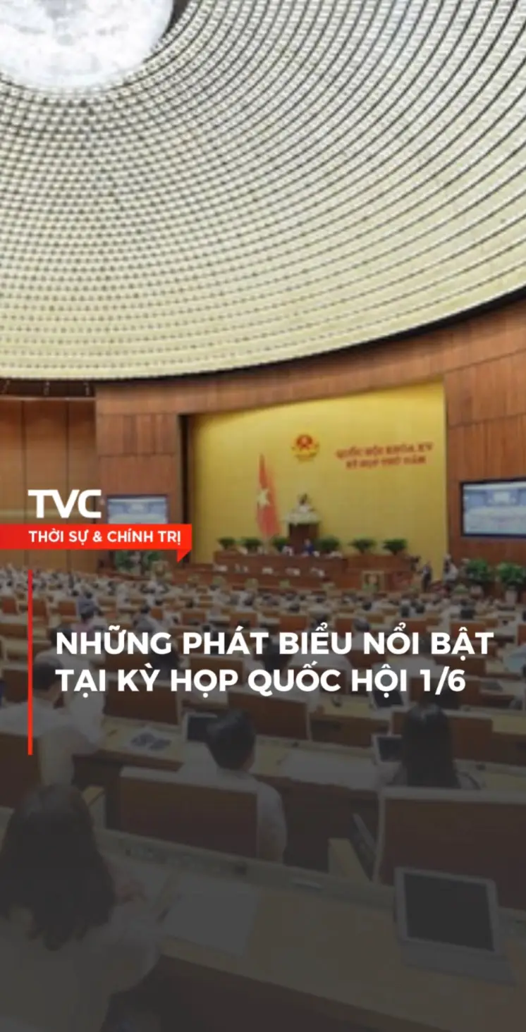 Những phát biểu nổi bật trong kỳ họp Quốc hội ngày 1/6 #tvc #tvctintuc #nma #tiktoknews 