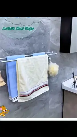 double towel rack to save space for more towels. 🛁__ #ph #fyp #towelrack #tiktokphilippines🇵🇭 #TikTokShop #barhroom #budolfinds #sss 