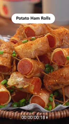 Potato ham rolls#fyp #food #potato #ham #rolls #homemade #foodtiktok #Foodie #delicious #cooking #FoodTok #tryit #asmr #viral 
