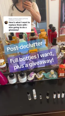 Replying to @Roro’s daily perfume reviews out the old in with the new - scent trunk Fae and Ginger, Diptyque L’eau Papier, maybe some others. Plus a giveaway coming soon! #perfumetiktok #perfume #perfumetok #fragrance 