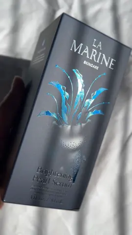 The way my skin had an immediate glow up ✨  #gifted LaMarine Brightening Pearl Serum targets hyperpigmentation, brightens, and improves skin tone with continued use.  I will definitely give y’all an update after a few weeks use and omg that packaging!!  #lamarineskincare #ilovelamarineskincare #luxuryskincare #amazonfinds #skincareroutine #hyperpigmentation @LAMARINE SKINCARE 