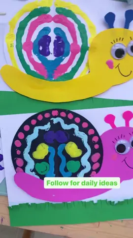 Splat Snail Craft🐌 #kidscrafts #kidsart #kidsartsandcrafts #artsandcrafts #preschool #teachers #painting #paintingtutorial #kidsactivities 