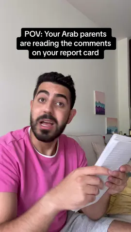 The commebts were worse than the grades sometimes 😅 #arab #ArabTikTok #immigrantparents #school #relatable 