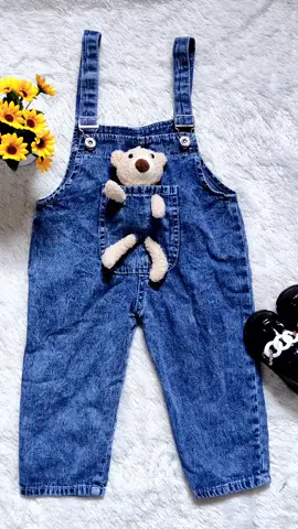 OVERALL / CELANA KODOK TEDDY BEAR ANAK #bajukodokanakcewek #overalljeans #overallbonekaanak #bajukodokmurah #overallboneka 