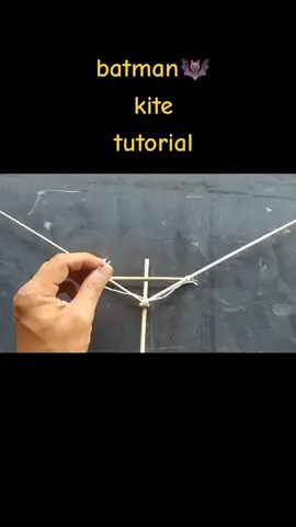 paano gumawa ng saranggola batman #fyp