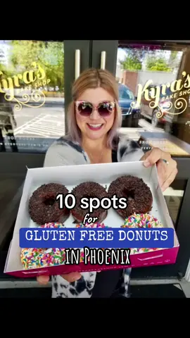 10 spots for gluten free donuts in Phoenix 🍩  #nationaldonutday #glutenfreedonuts #donutday #donuts🍩 #glutenfreephoenix 