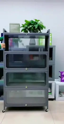 A movable cabinet#householditems #goodthing #household #kitchendesignideas #convenient #tiktokshop #fyp 