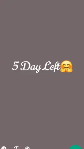 5 day left for my birthday 🤗#foryou 