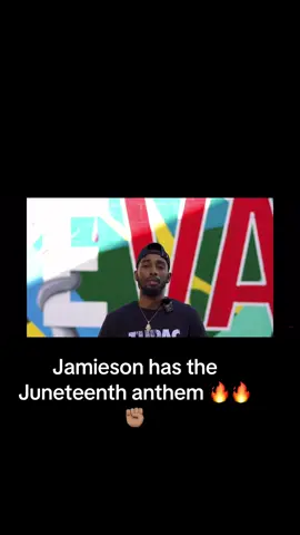 Jamieson has the new Juneteenth anthem 🔥🔥🔥 share this if you’re celebrating Juneteenth ✊🏽 #fyp #foryou #juneteenth #music 