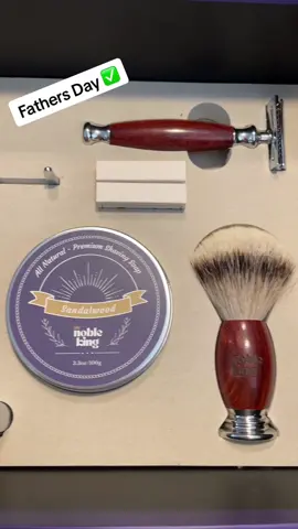 Luxury Shaving Kit for Father’s Day 🔥🔥 (link in bio) #FathersDay #giftsforhim #giftsfordad #shavingtips #Shaving#shaving #NobleKing 
