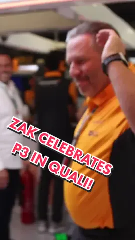 EVERY McLaren fan now! 😁 P3 and P10 in qualifying at the #SpanishGP. 🇪🇸 #mclaren #f1 #p3 #celebration #zakbrown