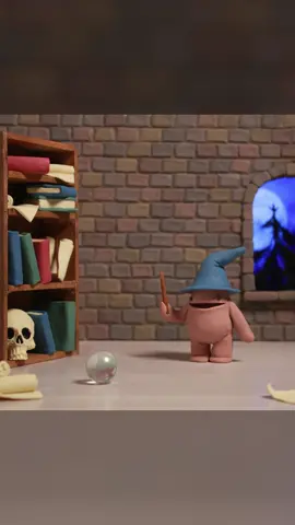 Clay boy attending Hogwarts 😌✨ #animation #stopmotion #harrypotter 