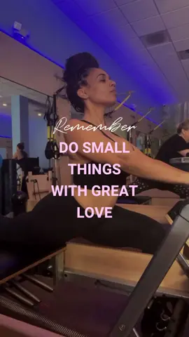 Be in the moment. Stay present. The world will be there when you get back. #pilates 