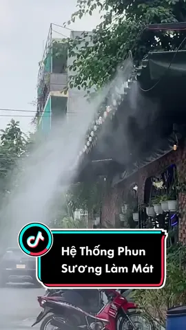 Hệ thống phun sương làm mát tại nhà #phunsuong #phunsuonglammat #maybom12v #maybomtangap #xuhuong #sieuthidienmay9999 