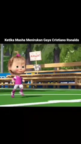 Masha and The Bear / Ketika Masha Menirukan Gaya Cristiano Ronaldo #masha #mashaandthebear #mashaandbear #siuuuu #fyp 