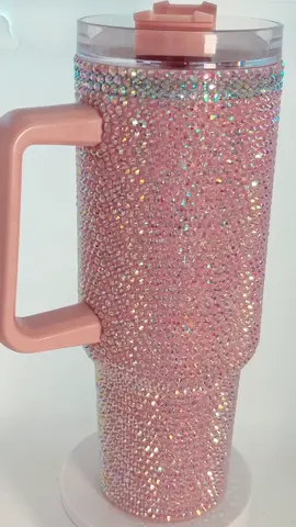 Meet our PINK 40 oz STANLEY STYLE Stainless Steel Rhinestone Tumbler!   This Rhinestone Embellished Tumbler is Quite the Statement Maker in Pink!    Get Yours Today!  #tampacraftco #craftersgonnacraft #blingedstanleytumbler #rhinestonedistributor #rhinestones #tampa #stanley #StanleyCup #glitter #smallbusinesstampa #capcut #explorepage #explore #fyp #fypシ #fypシ゚viral #epoxy #resin #tumblersoftiktok #tumbler 