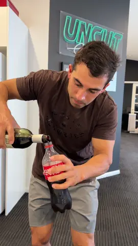 Red wine in Coke! 😂 #funny #wine #prank #sad
