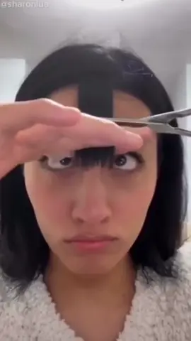 Do u ever try cut bang yourself?😝🤪#haircut #hairstyle #hair#fyp #hairtutorial #foryoupage #fypシ #wigstyling #hairfail #hairfails #hairfail? #hairfailure #funny #funnyvideos #funnyy #funnymoments #funnytiktok #funnymemes #hairbang #hairbangs #hairbangstutorial 