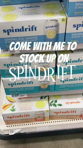 stocking up on @spindrift for a bbq tn!!🤍☀️ #drinkspindrift #spindriftsquad #spindrifthaul #fyp 