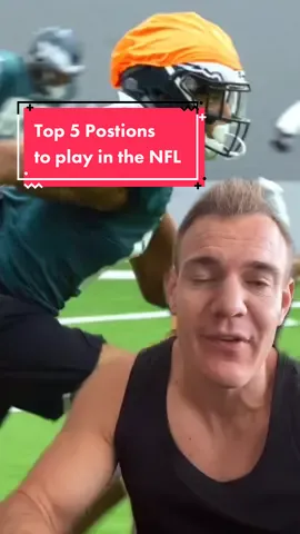 Top 5 positons in the NFL. Agree or disagree? 🤔 #nfltalk #nflfootball #nflpositions #nflplayers #nfltok 
