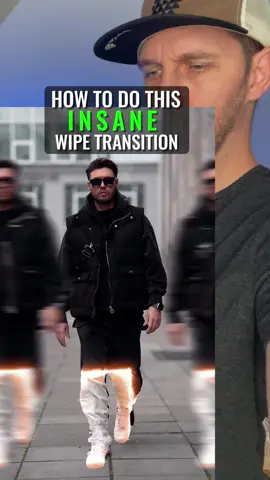 Create this using just your phone! IB: @Milan Shefer  #CapCut #cccreator #tutorial @CapCut  - https://vfx.productioncrate.com/video-effects/footagecrate-dual-color-ground-fire-slow-4 - Using a tripod and shooting in 4k, Get a shot of you walking towards the camera. Repeat the action in a 2nd outfit. - Import the clips into Capcut Go to the point where you want the slow motion to start. Tap split. Tap speed and change to .4 Do the same on the 2nd clip. Deselect all clips. Go to effects, then body effects. Tap Apparate II. Add this effect over both of the slow motion sections. I slowed down the speed to 80% Change the settings to 4k. Export the video. - Import the video to a new project. Tap split to separate the clips. Tap overlay to drop one down a layer. Go to the end of the transition. Tap mask. Choose split, then invert the mask. Move it to the top of frame and add a little bit of feather. Add a keyframe. Go back to the beginning of the effect. Move the mask to the bottom. This will automatically set a keyframe, and your transition is done! - You can stop there, or for added effect Export the video in 4k again. - Import the video into a new project. Add a keyframe at the beginning. Scale into the footage. Go to the end and scale back out. This will mimic the camera movement. Import a clip of fire. Tap adjust and boost the brightness and contrast. Take down the saturation to make it white. Go to the middle of the transition. Scale and position it over your body. Add a rectangle mask and shrink it way down making it a little thicker than your transition line. Add some feather for smoothing. Add a keyframe, then scrolling along the timeline, reposition the fire layer to follow the transition line. And there you go! - Pro tips: Use a tripod, don’t move it between shots. Use AV lock on your camera, so the exposure/brightness doesn’t change. Use markers on the ground to keep your feet stepping in the same place. Shoot in 4k, so you can zoom in after and not lose quality.