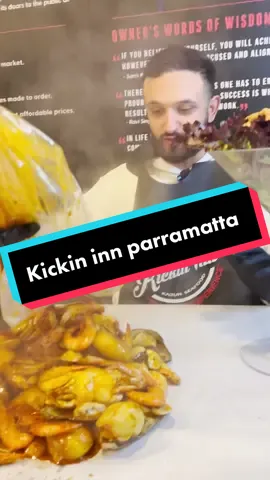 Kicking it at kickin inn #seafood #halal #advisor #parramatta #food 